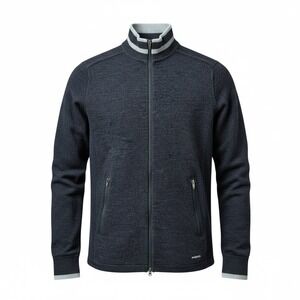 Patagonia Mens Merino Wool Full Zip Sweater Charcoal Grey 50410FA11 Medium